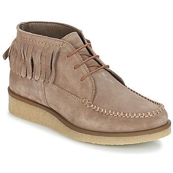 TANVI  women's Mid Boots in Beige. Sizes available:3.5,4,5,6.5