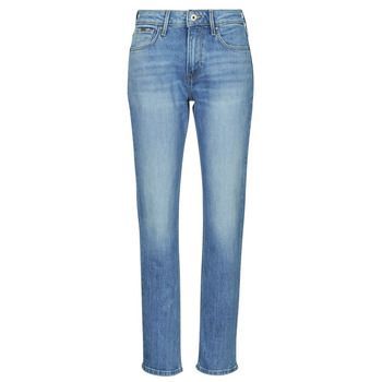 STRAIGHT JEANS HW  women's Jeans in Blue