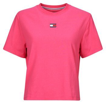 TJW BXY BADGE TEE EXT  women's T shirt in Pink