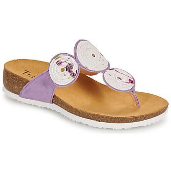 JULIA  women's Flip flops / Sandals (Shoes) in Purple