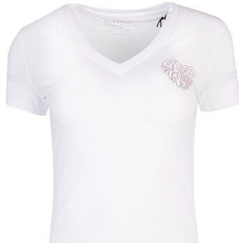 SS VN MINI HEART  women's T shirt in White