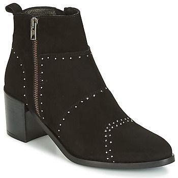 RAPAGA  women's Low Ankle Boots in Black