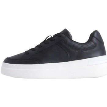 EMBOSSED COURT  women's Shoes (Trainers) in Black