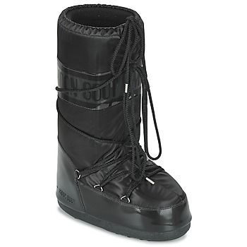 MOON BOOT GLANCE  women's Snow boots in Black. Sizes available:6 / 7.5,2.5 / 5