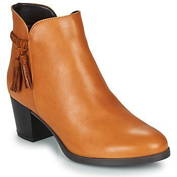 MARYLOU  women's Mid Boots in Brown. Sizes available:3.5,6,6.5,7.5