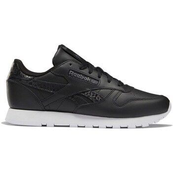 Classic Leather  women's Shoes (Trainers) in Black