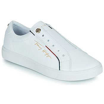 SLIP ON TOMMY HILFIGER CUPSOLE  women's Shoes (Trainers) in White