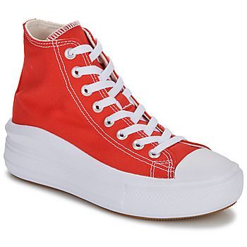 CHUCK TAYLOR ALL STAR MOVE  women's Shoes (High-top Trainers) in Red