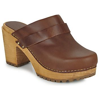 PELENI CHUNK OPEN  women's Clogs (Shoes) in Brown