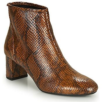 LEADERS  women's Low Ankle Boots in Brown