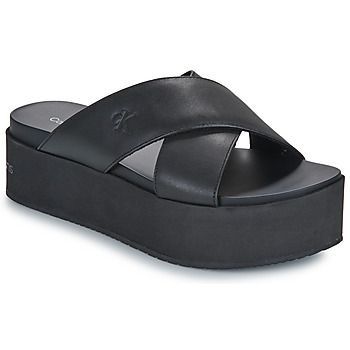 FLATFORM CROSS MG UC  women's Mules / Casual Shoes in Black