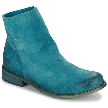 women's Mid Boots in Blue