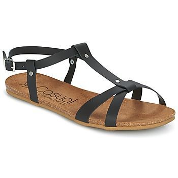 JALIYAXE  women's Sandals in Black. Sizes available:3,4,5,6,7,8