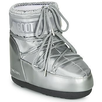 MOON BOOT CLASSIC LOW GLANCE  women's Snow boots in Silver