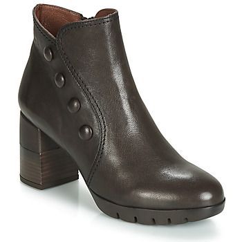 ARIEL  women's Low Ankle Boots in Brown
