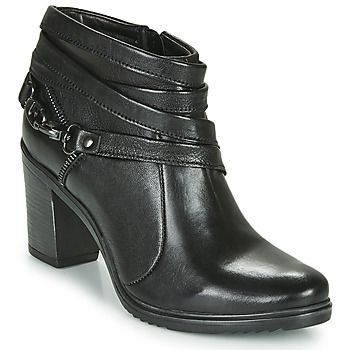 NEGUS  women's Low Ankle Boots in Black