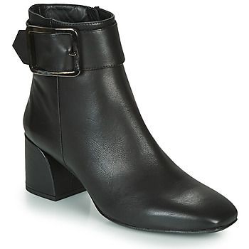 NUCHE  women's Low Ankle Boots in Black. Sizes available:3.5,5,6.5,7.5,8,3