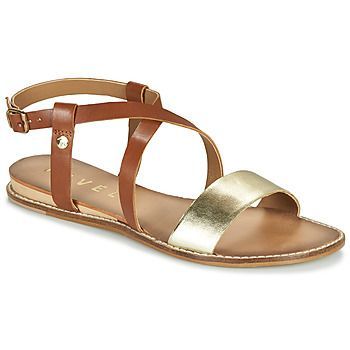 ASPEN  women's Sandals in Gold. Sizes available:3,4,5