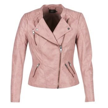 AVA  women's Leather jacket in Pink. Sizes available:UK 6,UK 8,UK 10,UK 12,UK 14