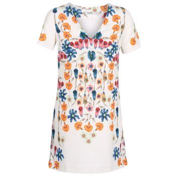 CORK  women's Dress in White. Sizes available:UK 8,UK 10,UK 12,UK 14