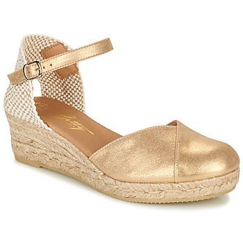 INONO  women's Espadrilles / Casual Shoes in Gold