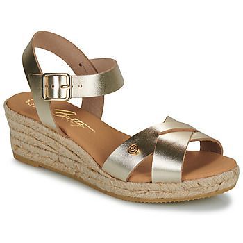 GIORGIA  women's Espadrilles / Casual Shoes in Gold