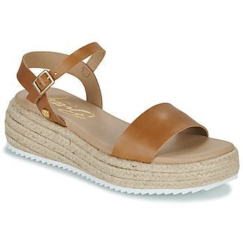 LUCIANA  women's Espadrilles / Casual Shoes in Brown