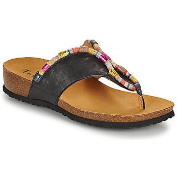 JULIA  women's Flip flops / Sandals (Shoes) in Black
