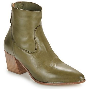OSTUNI  women's Low Ankle Boots in Green