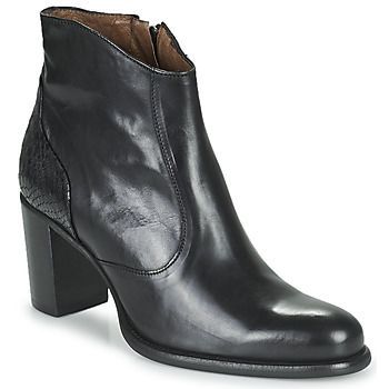 ROBERSAT  women's Low Ankle Boots in Black. Sizes available:3.5,4,5,6,6.5,7.5