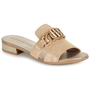 LENA M  women's Mules / Casual Shoes in Gold