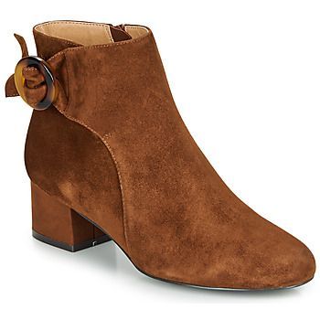 LOUISON  women's Low Ankle Boots in Brown