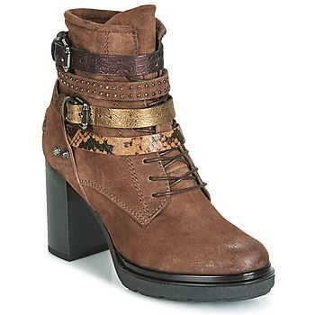 FALENCIA  women's Low Ankle Boots in Brown