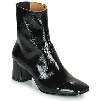 AGNES  women's Low Ankle Boots in Black
