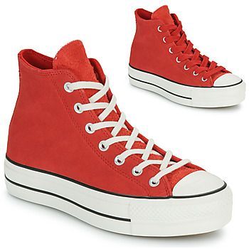 CHUCK TAYLOR ALL STAR LIFT  women's Shoes (High-top Trainers) in Red