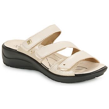 ANNECY 04  women's Mules / Casual Shoes in Beige