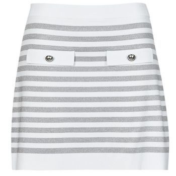 ECO MINI SKIRT WITH PKT  women's Skirt in White