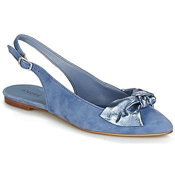 LARABEL  women's Shoes (Pumps / Ballerinas) in Blue. Sizes available:3.5