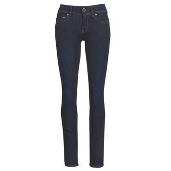 MIDGE SADDLE MID STRAIGHT  women's Jeans in Blue. Sizes available:US 25 / 32,US 24 / 32