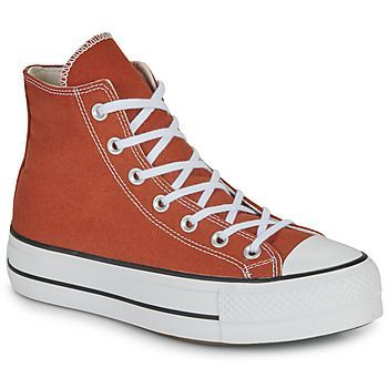 CHUCK TAYLOR ALL STAR LIFT PLATFORM SEASONAL COLOR  women's Shoes (High-top Trainers) in Red