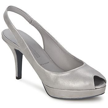 FULDA  women's Court Shoes in Grey. Sizes available:6.5