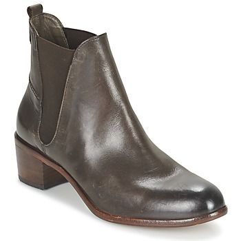 COMPUND CALF  women's Low Ankle Boots in Brown. Sizes available:5