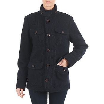 GRIM  women's Coat in Black