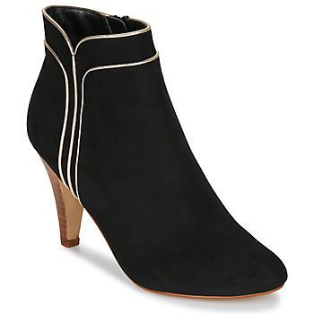 JUNO  women's Low Ankle Boots in Black. Sizes available:3.5,4,5,6,6.5,7.5,8