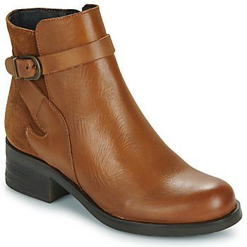 HEYLEY  women's Low Ankle Boots in Brown