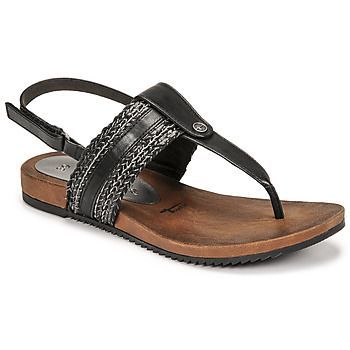 LOCUST  women's Sandals in Black. Sizes available:3.5,4,5,6,6.5