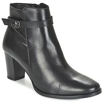 FARIANE  women's Low Ankle Boots in Black. Sizes available:3.5,4,5,6,6.5,7,8,3