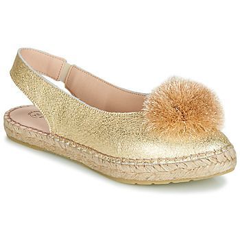 JIKOTI  women's Shoes (Pumps / Ballerinas) in Gold. Sizes available:3.5,4,5,6,6.5,7