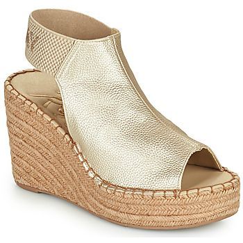 JESS  women's Espadrilles / Casual Shoes in Gold