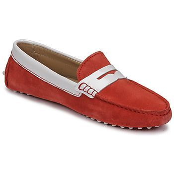 TABATA  women's Loafers / Casual Shoes in Red
